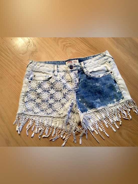 lei Pants - Lei denim cutoffs Ashley high rise